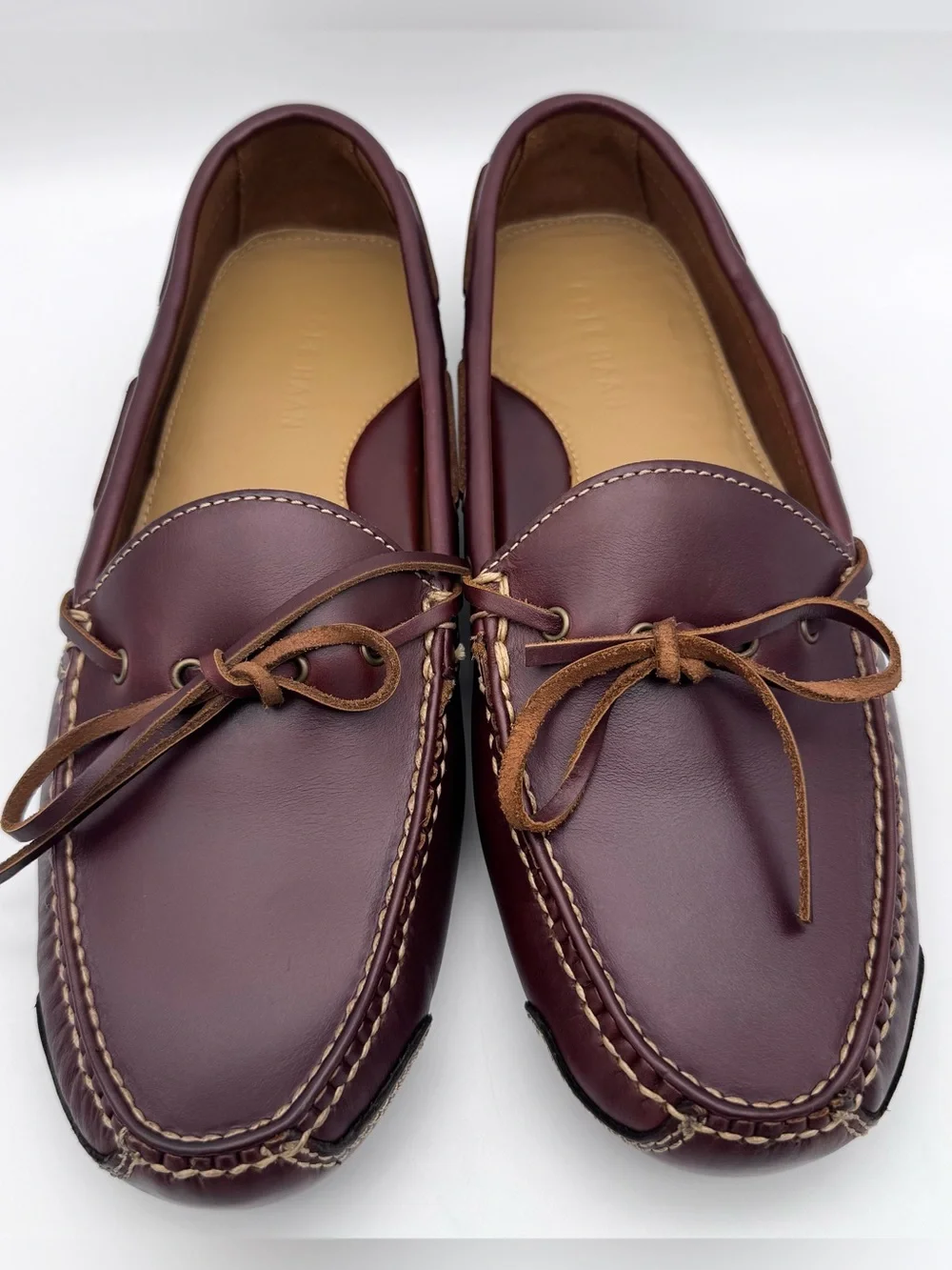 Cole Haan Gunnison Brown Leather Driving Loafers Men 9 D Slip-On New NWOB